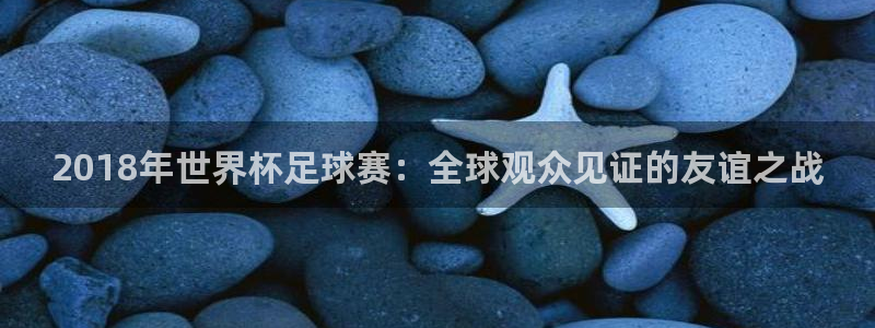 2026世界杯直播：2018年世界杯足球赛：全球观众见证的友谊之战